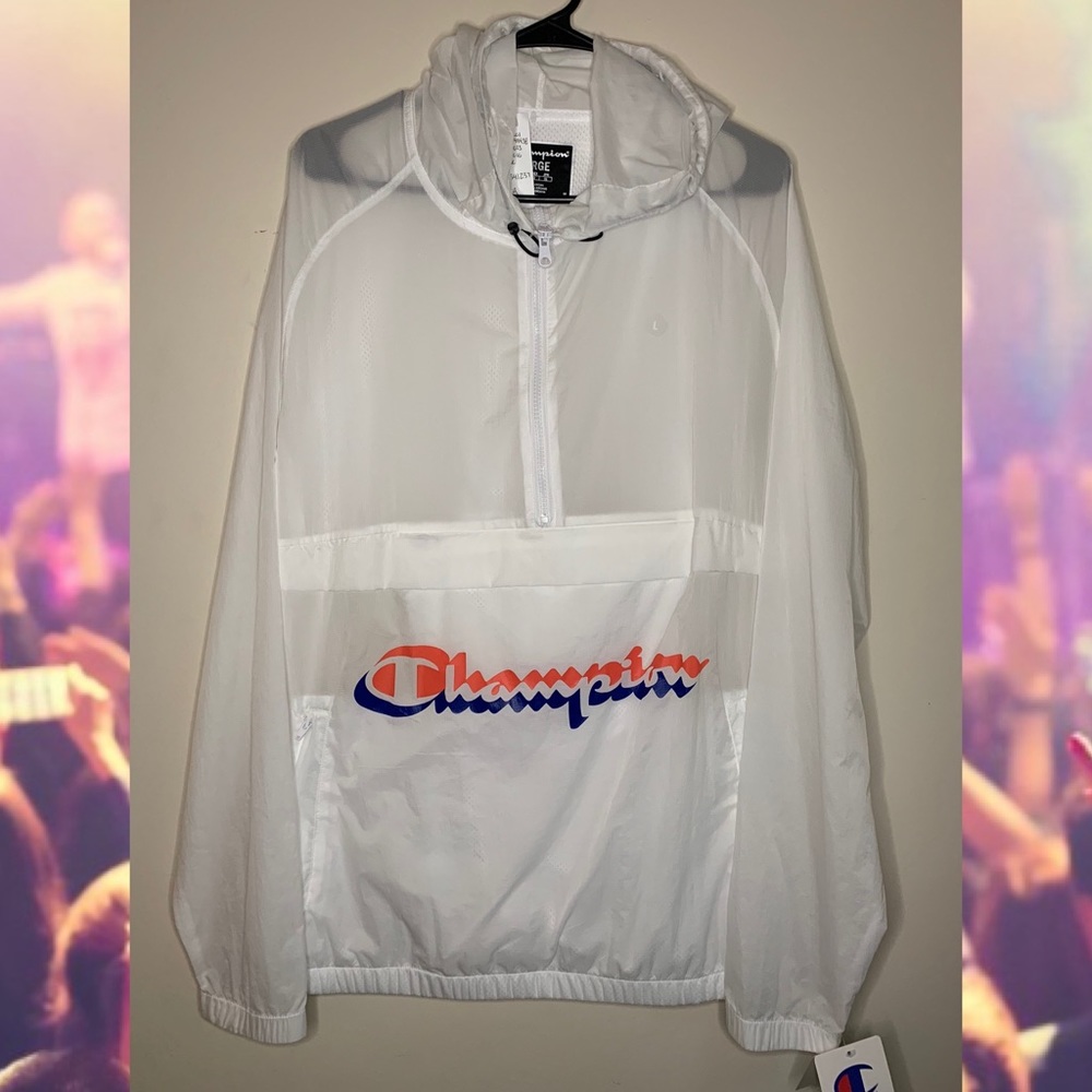 Champion brand seasonal raincoat windbreaker NEW